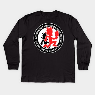 Antifa Juggalo shirt Kids Long Sleeve T-Shirt